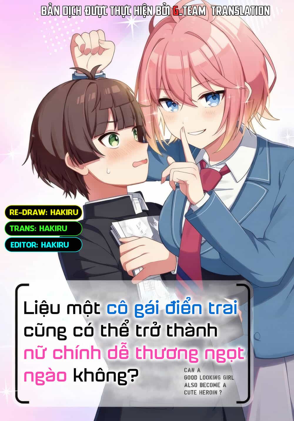 Liệu Một Cô Gái Điển Trai Cũng Có Thể Trở Thành Nữ Chính Dễ Thương Ngọt Ngào Không?